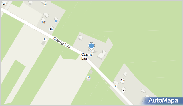 Czarny Las, Czarny Las, 7, mapa Czarny Las