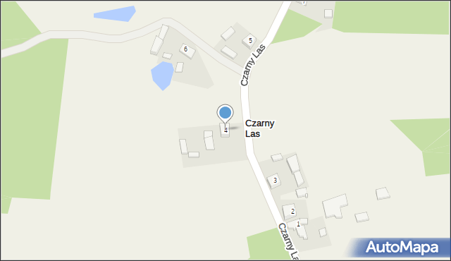 Czarny Las, Czarny Las, 4, mapa Czarny Las