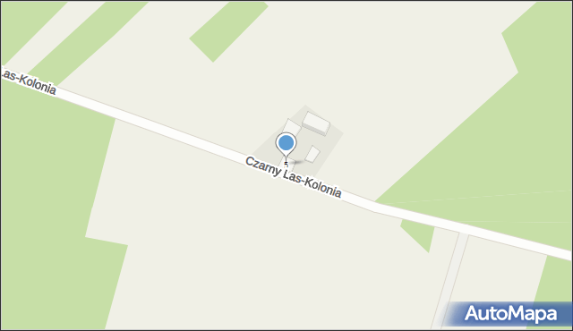 Czarny Las, Czarny Las-Kolonia, 5, mapa Czarny Las