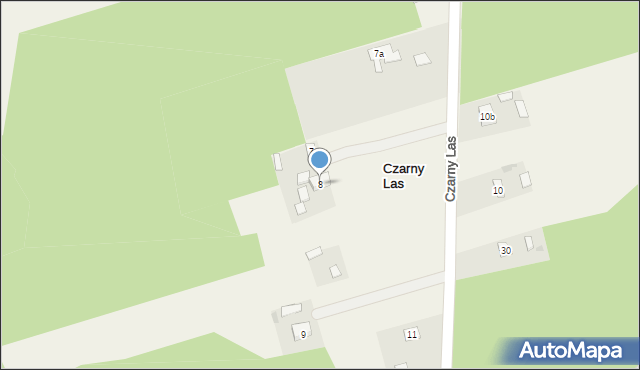 Czarny Las, Czarny Las, 8, mapa Czarny Las