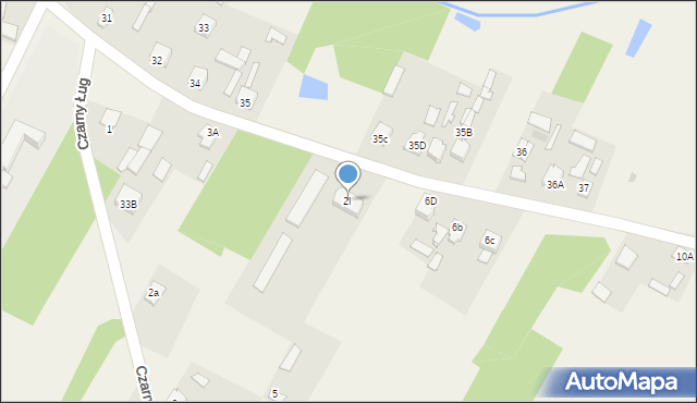 Czarny Ług, Czarny Ług, 2I, mapa Czarny Ług