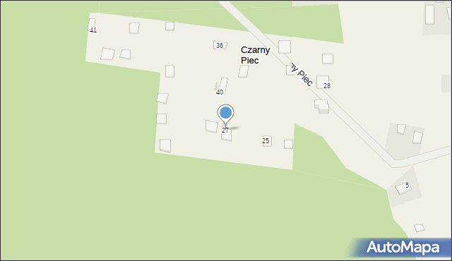 Czarny Piec, Czarny Piec, 27, mapa Czarny Piec