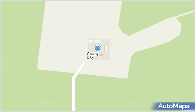 Czarny Róg, Czarny Róg, 1, mapa Czarny Róg