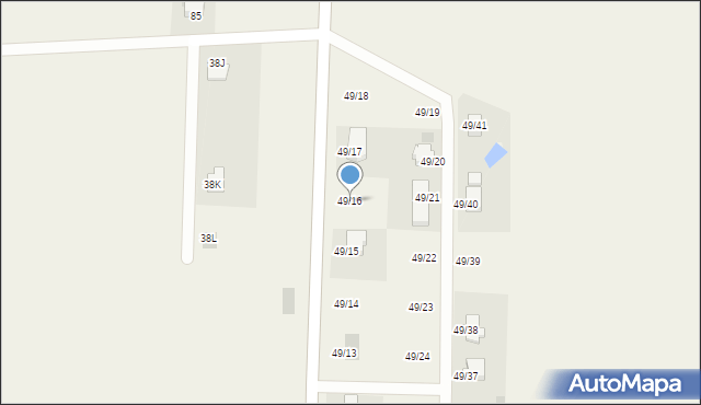 Czartki, Czartki, 49/16, mapa Czartki