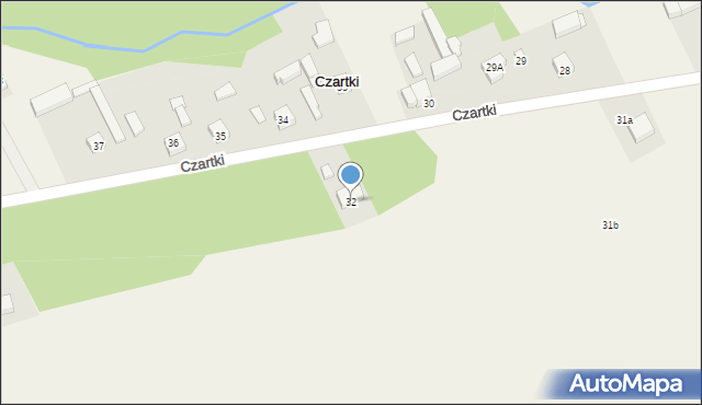 Czartki, Czartki, 32, mapa Czartki