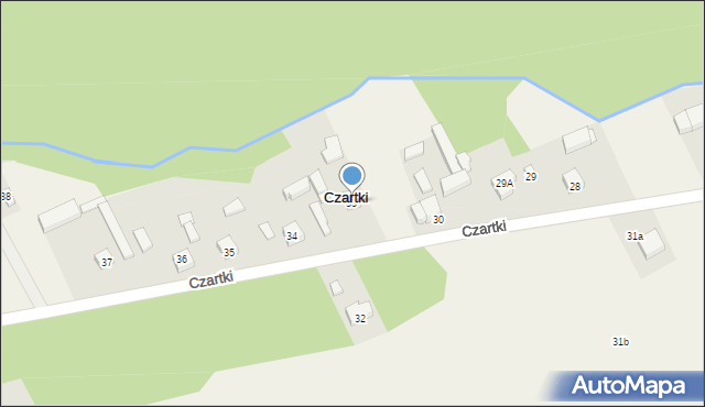 Czartki, Czartki, 33, mapa Czartki