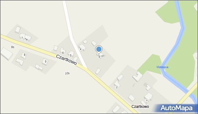 Czartkowo, Czartkowo, 3, mapa Czartkowo