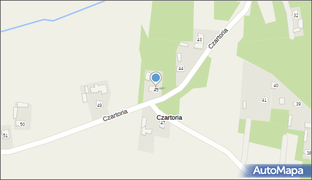 Czartoria, Czartoria, 45, mapa Czartoria