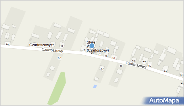 Czartoszowy, Czartoszowy, 45, mapa Czartoszowy