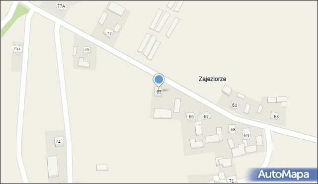 Czarzyzna, Czarzyzna, 65, mapa Czarzyzna