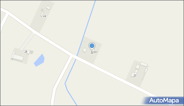 Cząstków, Cząstków, 21, mapa Cząstków