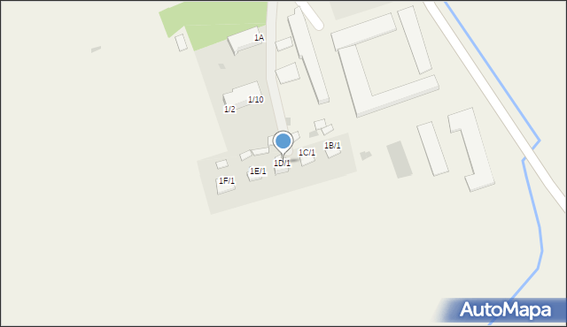 Cząstkowice, Cząstkowice, 1D/1, mapa Cząstkowice