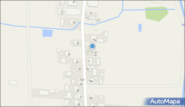 Cząstkowice, Cząstkowice, 76, mapa Cząstkowice