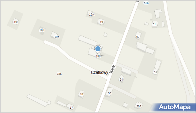 Czatkowy, Czatkowy, 19b, mapa Czatkowy