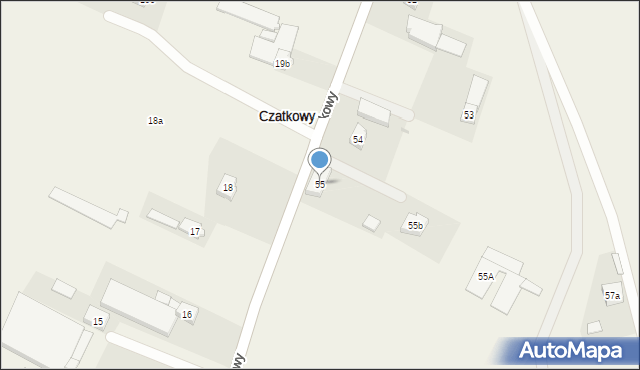 Czatkowy, Czatkowy, 55, mapa Czatkowy