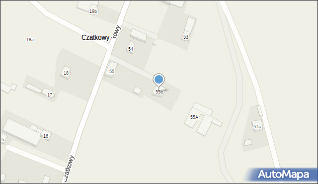 Czatkowy, Czatkowy, 55b, mapa Czatkowy