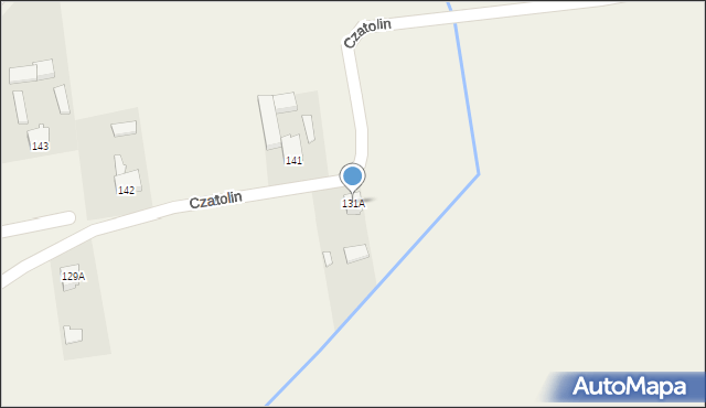 Czatolin, Czatolin, 131A, mapa Czatolin
