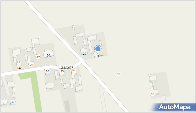 Czatolin, Czatolin, 19, mapa Czatolin