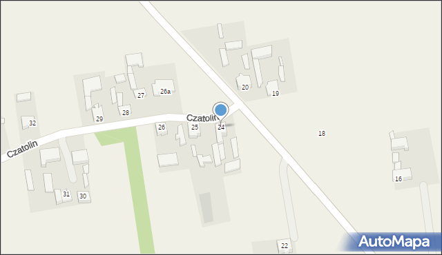 Czatolin, Czatolin, 24, mapa Czatolin