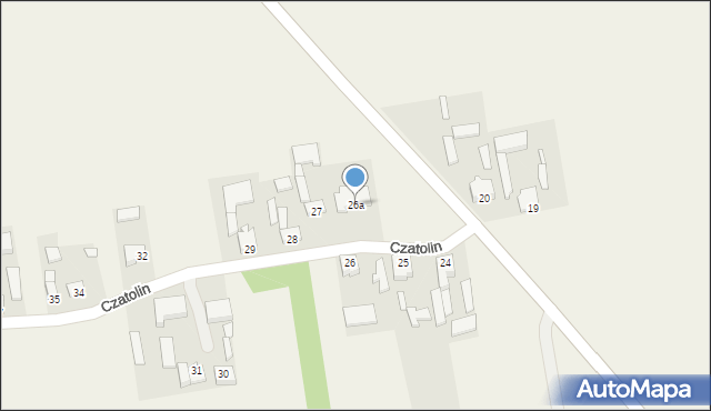 Czatolin, Czatolin, 26a, mapa Czatolin