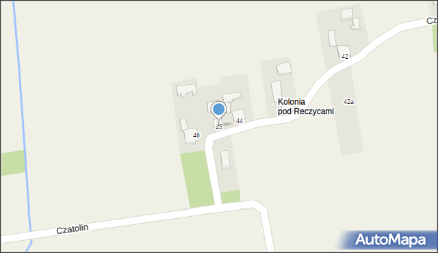 Czatolin, Czatolin, 45, mapa Czatolin