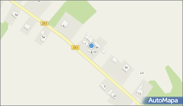 Czciradz, Czciradz, 8, mapa Czciradz