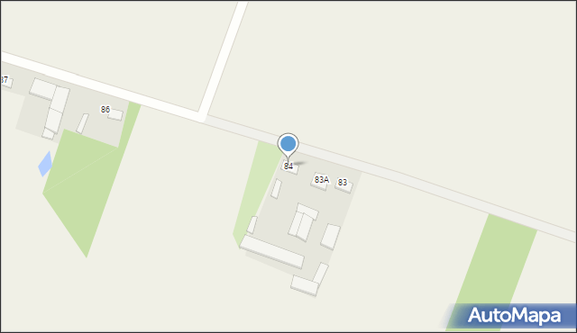 Czeberaki, Czeberaki, 84, mapa Czeberaki