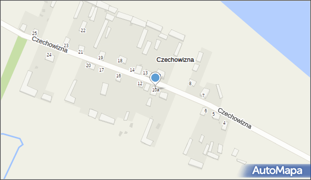 Czechowizna, Czechowizna, 10a, mapa Czechowizna