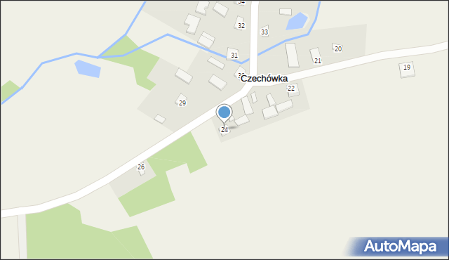 Czechówka, Czechówka, 24, mapa Czechówka