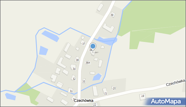 Czechówka, Czechówka, 39A, mapa Czechówka