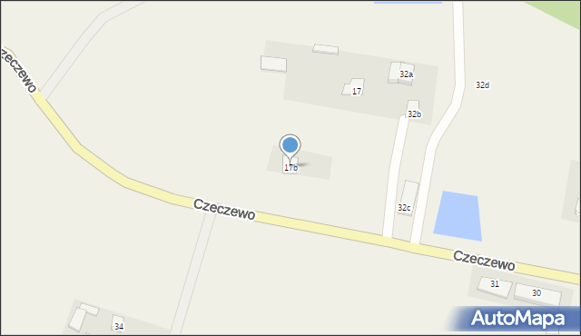 Czeczewo, Czeczewo, 17b, mapa Czeczewo