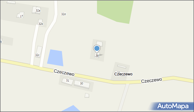Czeczewo, Czeczewo, 29, mapa Czeczewo
