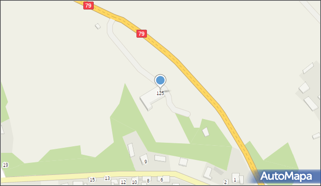 Czekarzewice Pierwsze, Czekarzewice Pierwsze, 125, mapa Czekarzewice Pierwsze