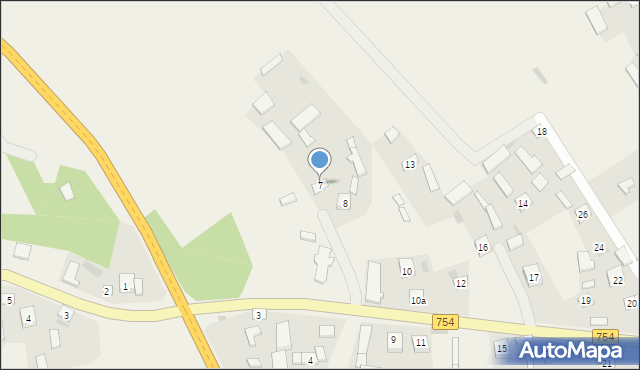 Czekarzewice Pierwsze, Czekarzewice Pierwsze, 7, mapa Czekarzewice Pierwsze