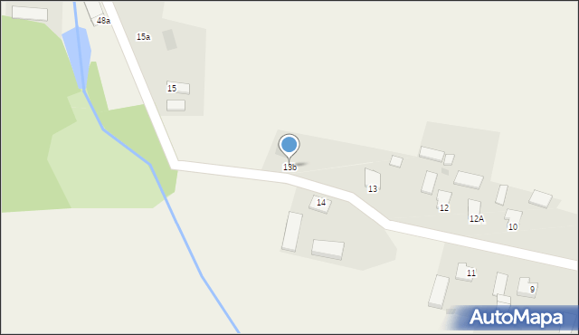 Czeladź Wielka, Czeladź Wielka, 13b, mapa Czeladź Wielka