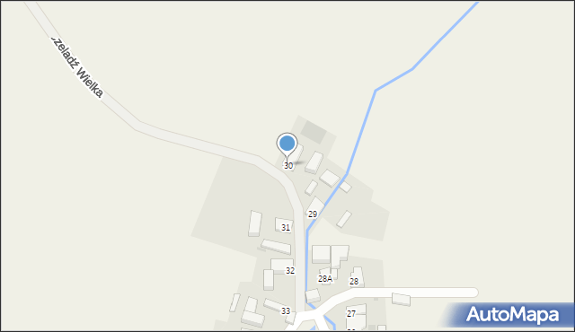 Czeladź Wielka, Czeladź Wielka, 30, mapa Czeladź Wielka