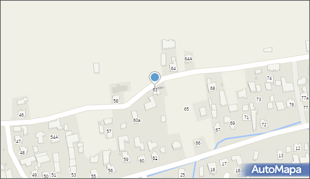 Czelatyce, Czelatyce, 63, mapa Czelatyce