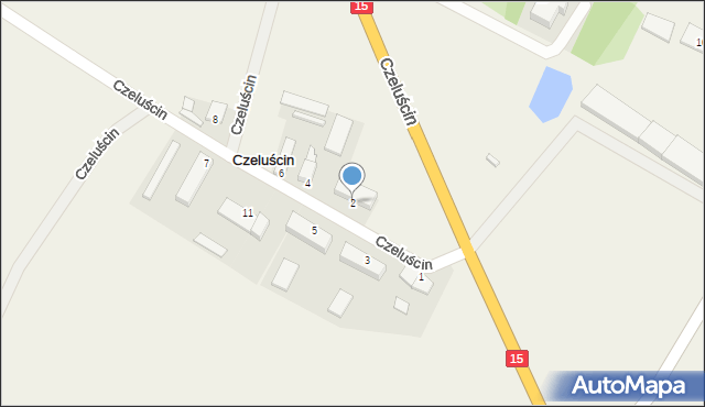 Czeluścin, Czeluścin, 2, mapa Czeluścin