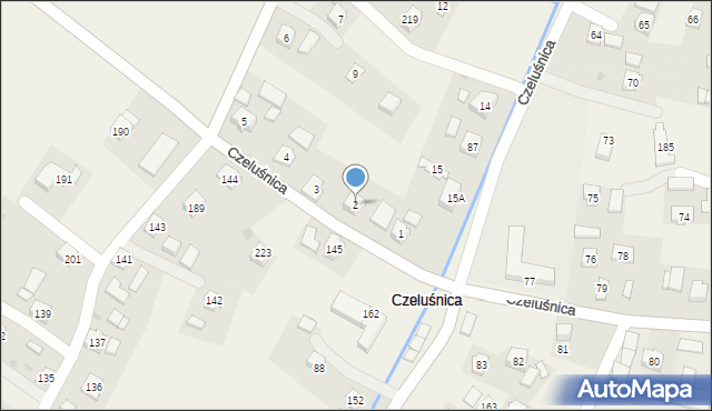 Czeluśnica, Czeluśnica, 2, mapa Czeluśnica