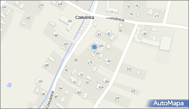 Czeluśnica, Czeluśnica, 84, mapa Czeluśnica