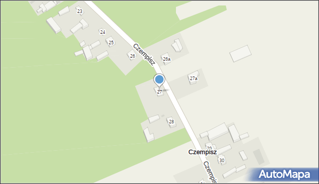 Czempisz, Czempisz, 27, mapa Czempisz