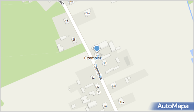 Czempisz, Czempisz, 29, mapa Czempisz