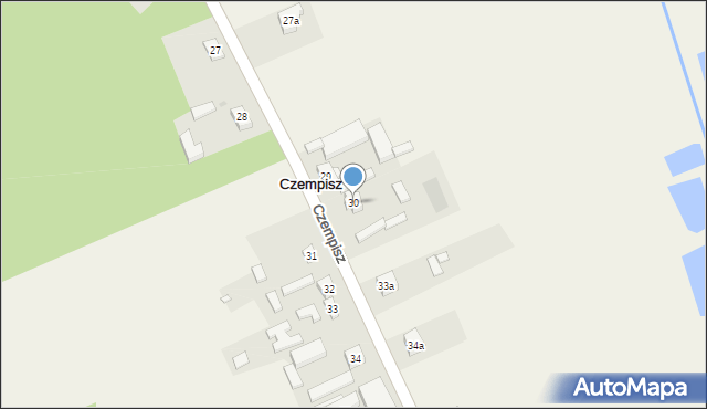 Czempisz, Czempisz, 30, mapa Czempisz