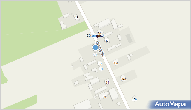 Czempisz, Czempisz, 31, mapa Czempisz