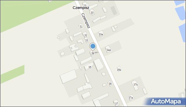 Czempisz, Czempisz, 34, mapa Czempisz