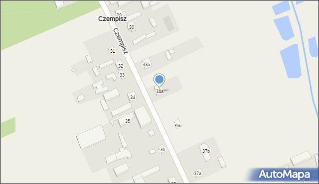 Czempisz, Czempisz, 34a, mapa Czempisz