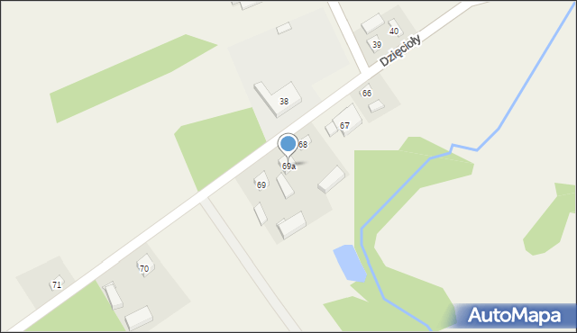 Czempisz, Czempisz, 69a, mapa Czempisz