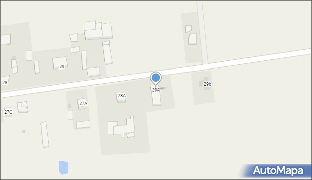 Czepielin-Kolonia, Czepielin-Kolonia, 29A, mapa Czepielin-Kolonia