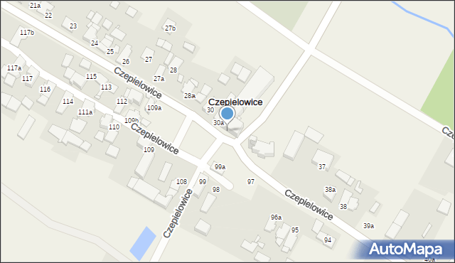 Czepielowice, Czepielowice, 31, mapa Czepielowice