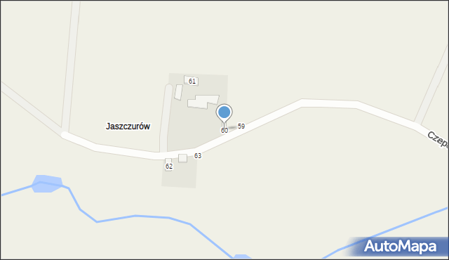 Czepów, Czepów, 60, mapa Czepów